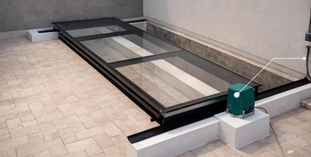 Vantage GlaCEO Motorized Glass Panels